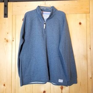 Orvis Cotton Blend Quarter-Zip Performance Fleece Pullover NWT